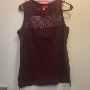 Textured tank top